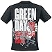 Green Day Smoke Screen American Idiot Men's SS T-Shirt -Black-Large