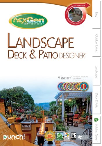 Punch! Landscape, Deck, & Patio Designer with NexGen Technology  [Download] [OLD VERSION]