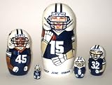 Brigham young cougars NCAA College Football or any team Russian Nesting doll 5 pcs / 6 in * ncaa.Br.yng.cog