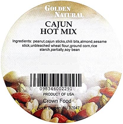 Golden Natural Cajun Hot Mix Selection Product of USA Freshly Made Daily (1LB)