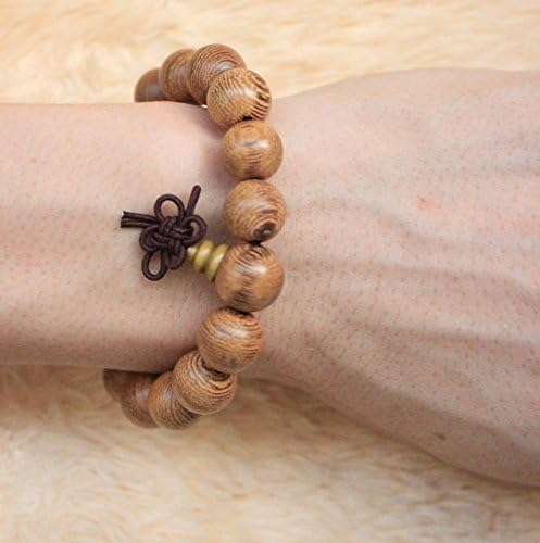 Original Wood Beads Tibet Buddhist Prayer Bracelet Religion Sandalwood