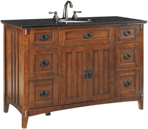 Artisan Six drawer Bath LIGHT OAK