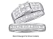 Stunning 3 Pc.14k. White Gold 1.66 Ct. Princess Cut Diamond Trio Wedding Set For Him and Her