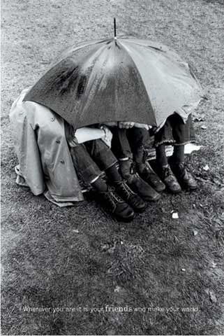 Friends Under Umbrella (M.I.L.K) Poster