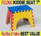 Folding Kiddie Seat Stool Toy Chair Bench Kid Toddler Play Children Game Fun Art