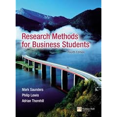 Research Methods for Business Students: AND "How to Write Dissertations and Project Reports"