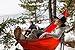 ENO, Eagles Nest Outfitters DoubleNest Lightweight Camping Hammock, 1 to 2 Person, Orange/Grey