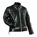 Diamond PlateTM Ladies Rock Design Genuine Buffalo Leather Motorcycle Jacket - Medium