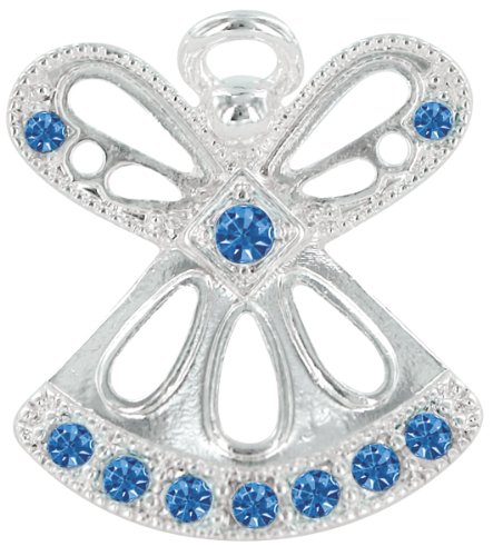 SEPTEMBER SAPPHIRE Birthstone Wings & Wishes Angel Tac Pin