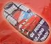 Disney CARS Luftmatratze mit Armlehnen - blau