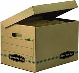 Bankers Box Stor File 100% Recycled Basic-Duty Storage Boxes with Flip-Top Lid - Letter Legal - 12 pack (12772)