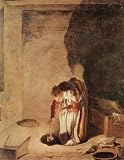 Acrylic Keyring Guercino Parable of the Lost Drachma