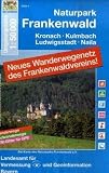 Naturpark Frankenwald 1 : 50 000. Umgebungskarte: Kronach, Kulmbach, Ludwigsstadt, Naila. Mit Wanderwegen, Radwanderwegen, UTM-Gitter für GPS (UK ... Wanderwege, Radwanderwege, UTM-Gitter für GPS title=