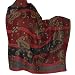Black Shawl Antique Paisley Pattern Wrap 80 x 40 inches
