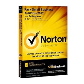 NORTON BY SYMANTEC Pack Small Business Norton AntiVirus 2012 + Norton Ghost 15 - 1 an 21197006