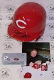 Pete Rose Autographed/Hand Signed Cincinnati Reds Mini Helmet with Hit King Inscription