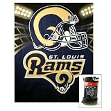 St. Louis Rams Super Soft Fleece Blanket (Measures Approx. 50 x 60)