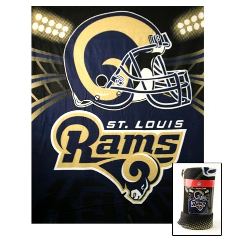 St. Louis Rams Super Soft Fleece Blanket (Measures Approx. 50