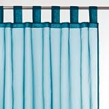 Voilage organza Bleu