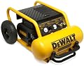 Factory-Reconditioned DEWALT D55146R Heavy Duty 4.5 Gallon, 200 PSI, Heavy Duty Hand Carry Compressor with Wheels