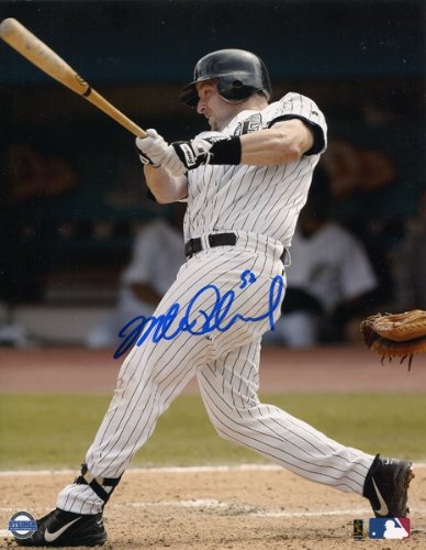 Mike Redmond Autographed/Hand Signed Florida Marlins Baseball 8x10 Photo