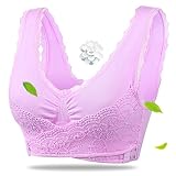 Cick Cick-JP レディース ファッション マタニティ ブラジャー Bra スポーツブラ ヨガウェア ノーワイヤー 揺れない レース 快適 ヨガ ランニング アウトドア フィットネス 1#/2