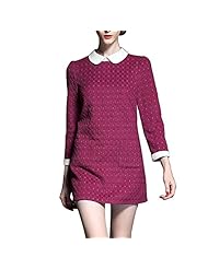 Winter Polka Dot Print  Dress