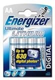 Energizer e2 Lithium Battery AA Pack of 4