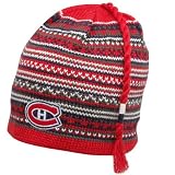 Reebok Montreal Canadiens Red Northern Lights Tassel Knit Beanie