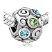Pugster December Birthstone Flowers Beads Fits Pandora Chamilia Biagi Charm Bracelet