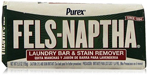 Fels Naptha Laundry Bar and Stain Remover, 5.5 Oz
