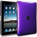 MULTI-SQUARE DESIGN CRYSTAL CASE FOR IPAD: PURPLE