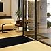 Guardian Platinum Series Indoor Wiper Floor Mat, Rubber with Nylon Carpet, 3'x4', Black