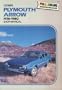 Plymouth Arrow, 1976-1977 Shop Manual