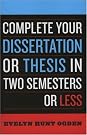 Complete Your Dissertation...