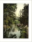 Canal walk Llangollen Wales, c. 1890s, (S) Library Image Image