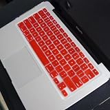 Red Keyboard Skin Compatible with AppleTM Macbook