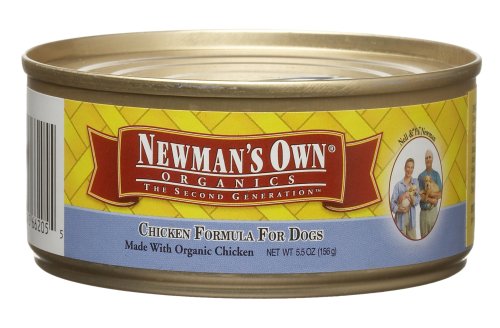 Newman's Own« Organics Chicken Formula For Dogs, 5.5-Ounce Tins (Pack of 24) by Newman's Own® Organics