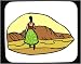 Decorated Mouse Pad with Hawaii, walking, tourist, leisure, scene, Polynesia, woman, ...