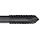 Dormer EP016H Powdered-Metal Steel Machine Spiral Point Threading Tap, Black Oxide Finish, Round with Square End Shank, Plug Chamfer