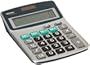 AmazonBasics Calculatrice 8 caract�res Alimentation solaire/piles Argent
