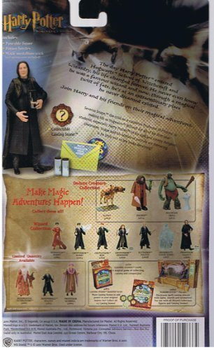 6 1/2" Professor Snape Action Figure - Harry Potter and the Sorcerer s Stone Wizard Collection