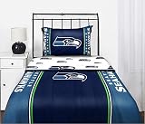 Seattle Seahawks NFL Queen Comforter & Sheet Set (5 Piece Bedding)