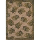 Tommy Bahama Tahitian Breeze Area Rug, 2.6-Feet by 7.9-Feet, White