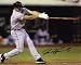Ivan Rodriguez Detroit Tigers - Swinging - Autographed 8x10 Photo