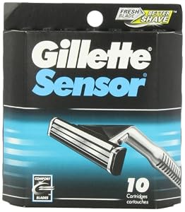 Gillette Sensor Cartridges 10 Count