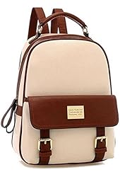 Your Gallery Retro Student Faux Leather Schoolbag Shoulder Bag Travel Preppy Rucksack