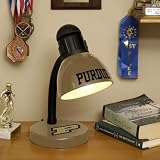 PURDUE BOILERMAKERS Team Logo DESK LAMP (14.5 Tall x 6 Wide) with High Gloss Baked-Enamel Finish