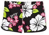 Roxy Girls 7 16 Dawn Patrol Boardshort, Black, Medium