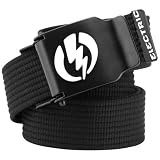Electric Volt Black Web Belt